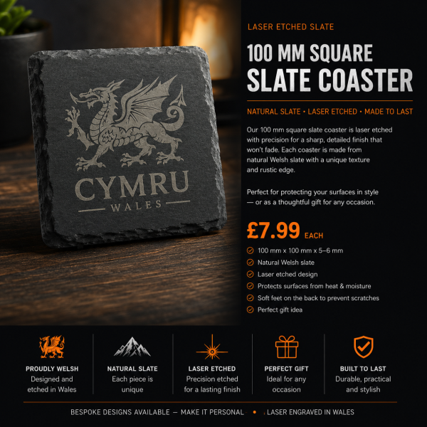 100mm square coasters